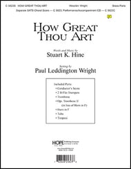 How Great Thou Art Instrumental Parts choral sheet music cover